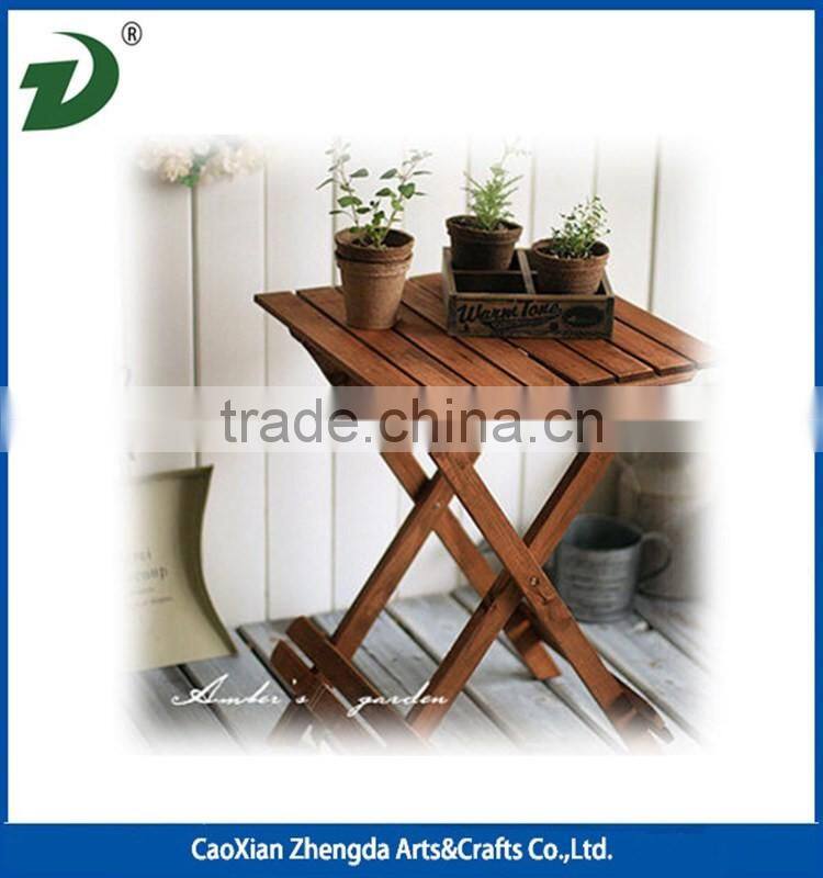 garden outdoor furniture wood folding outdoor table