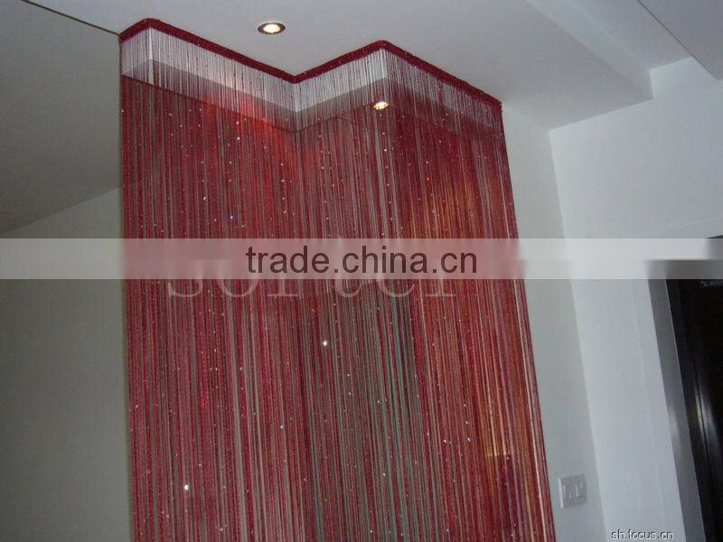 modern string wall/window/door curtain/line curtain