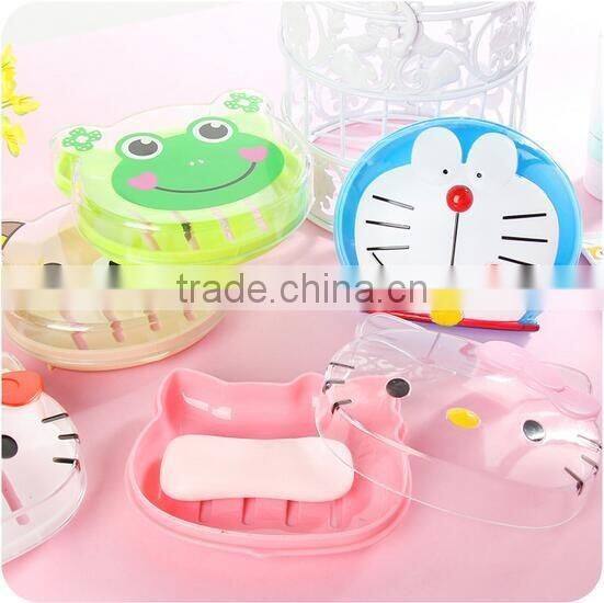 wholesale cartoon plastic soap case soap holder soap container