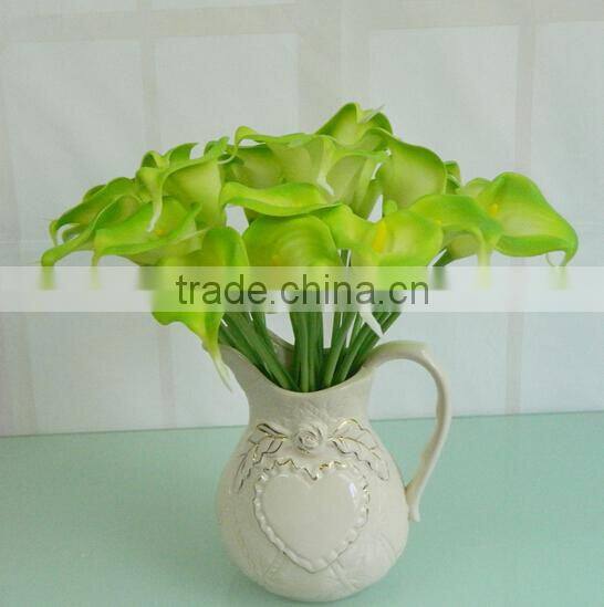 PU blue artificial callas