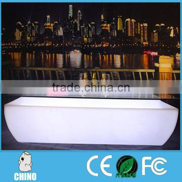 Big LED Lounge Table with Sofa for Lounge Room Nightclub Bar