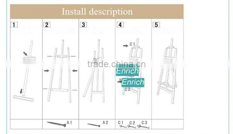 2016 popular painting display easel