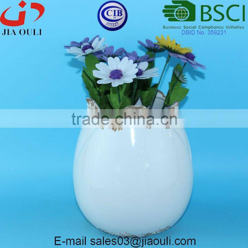 Hop products Hanging Planter Basket, Ceramic flower pots