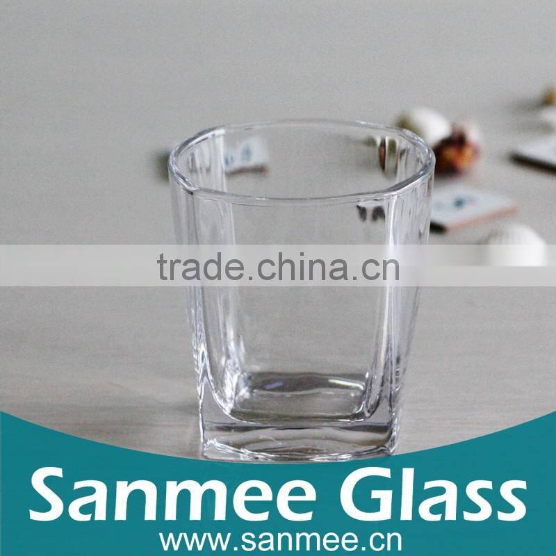 High Quality Factory Supply Square Wine Glass Cup