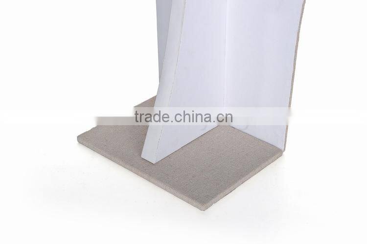 Linen jewelry display stand for necklace