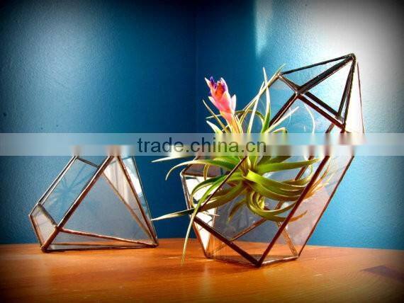 A Stained Geometric Crystal Terrarium
