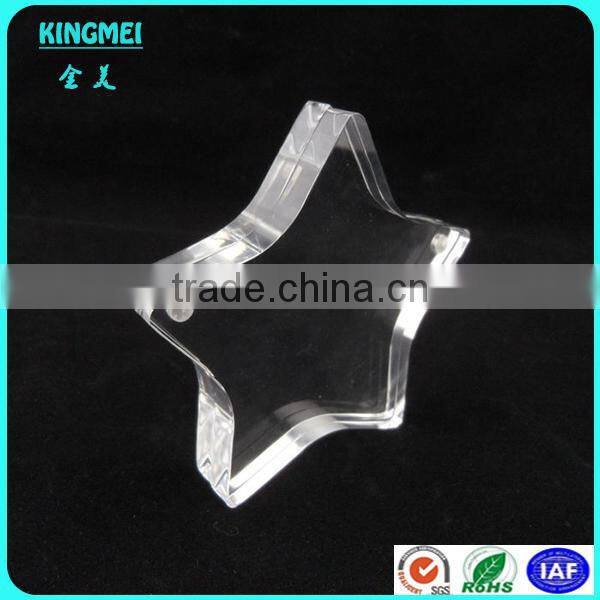 customized transparent magnetic acrylic star photo block