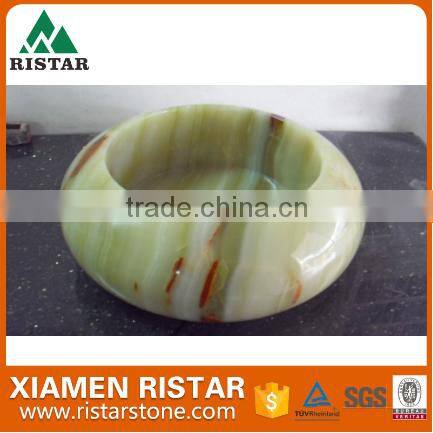 Wholesale round marble stone bathroom basins and stone sinks RAT-RB063