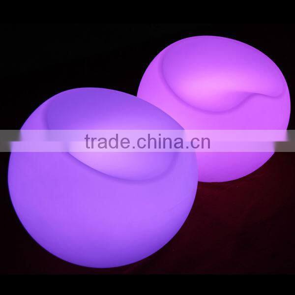 Perfect in apple shape and function luminous led chairs