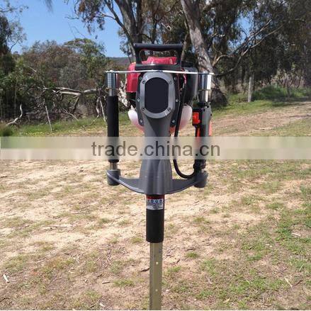 52mm Petrol Gas Powered Electric Power Mini Hand Fence Pile Piling Driving Machine Portable Gasoline Star Picket Post Driver