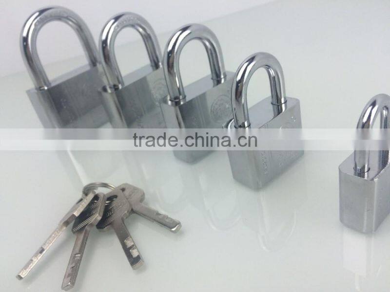 Berrylion tools polished 70mm tri-circle padlock with keys