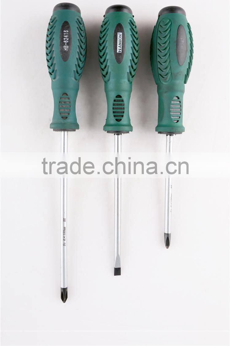 Slotted and Philips Plastic Screwdriver with Magnet Head