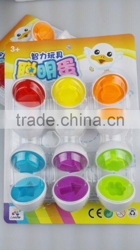 Mini 6 Color Educational Toy Smart Eggs Design Jigsaw Puzzle Game Toy
