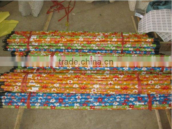 plastic boom wooden handle