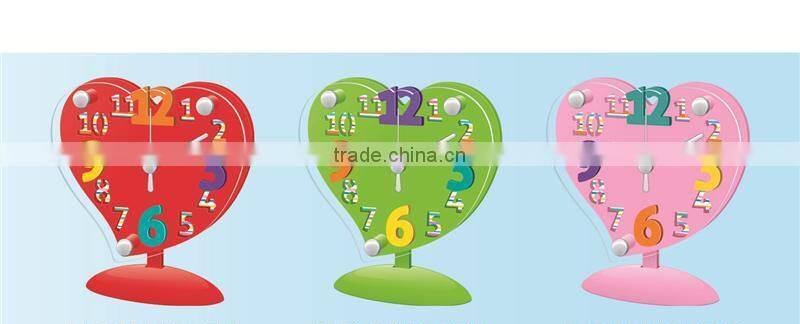 Plastic educational Toy Clock for kids