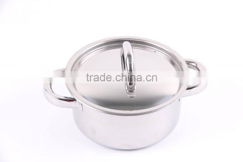 Hot Selling Tall Metal Stainless Steel Soup Pan Sause Pot