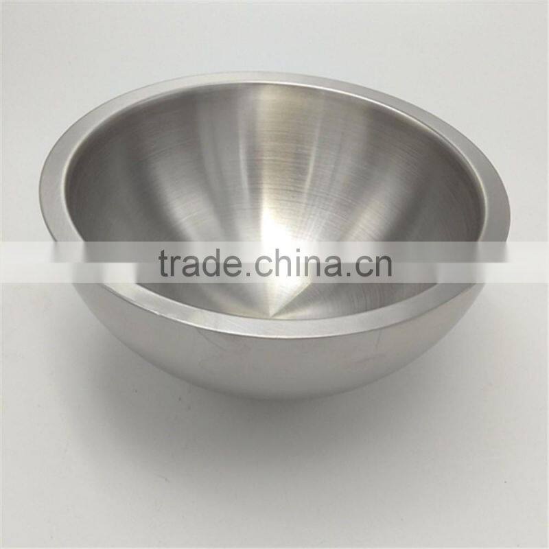 stainless steel large salad bowl
