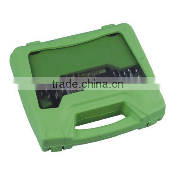 64pcs carbon steel socket and screwdriver bit set in blow mold case