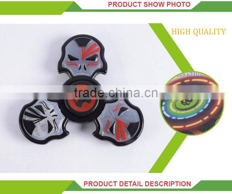 New product light toys finger gyroscope crazy spinner hand