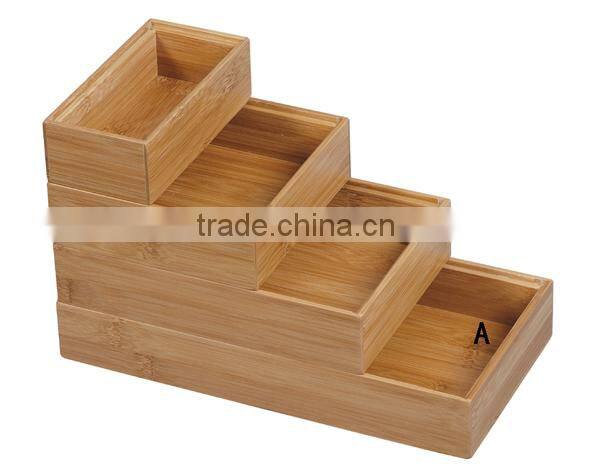solid bamboo tableware box/tool box/storage box