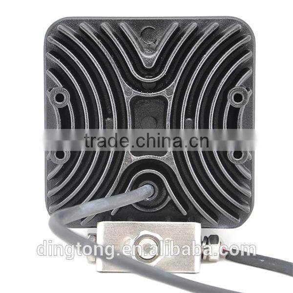 Square 4" 24w defender led headlight 12v 24v waterproof driving utility lights led for cars