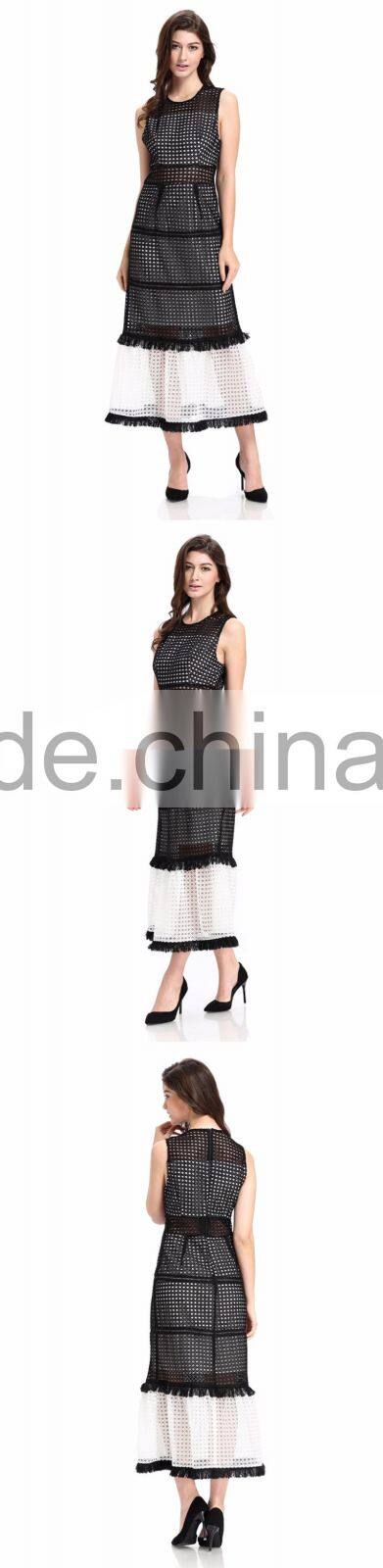2017 One Piece Lace Cloth Woman Long Dress