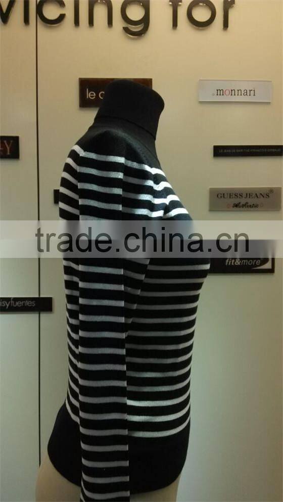 2015 new fashion knitting women sweater with long sleeve pullover