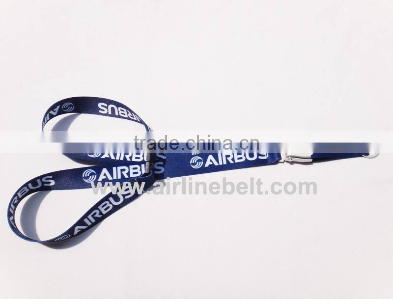 Top classice airline airplane aircraft seatbelt buckle lanyard china wholesale