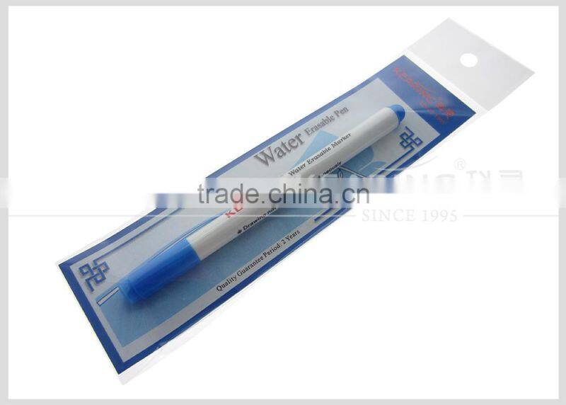 Kearing brand non toxic blue ink 0.5mm thinner tip Water erasable pen with conform to ASTM and EN71 #WB05