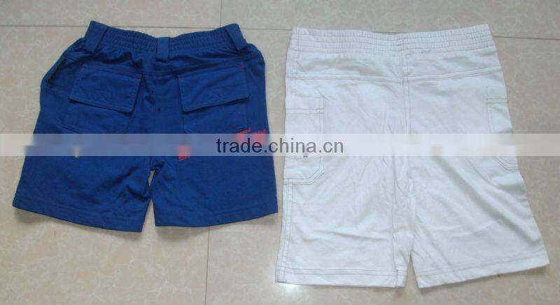 children shorts, 100%cotton single jersey children knit short pant.