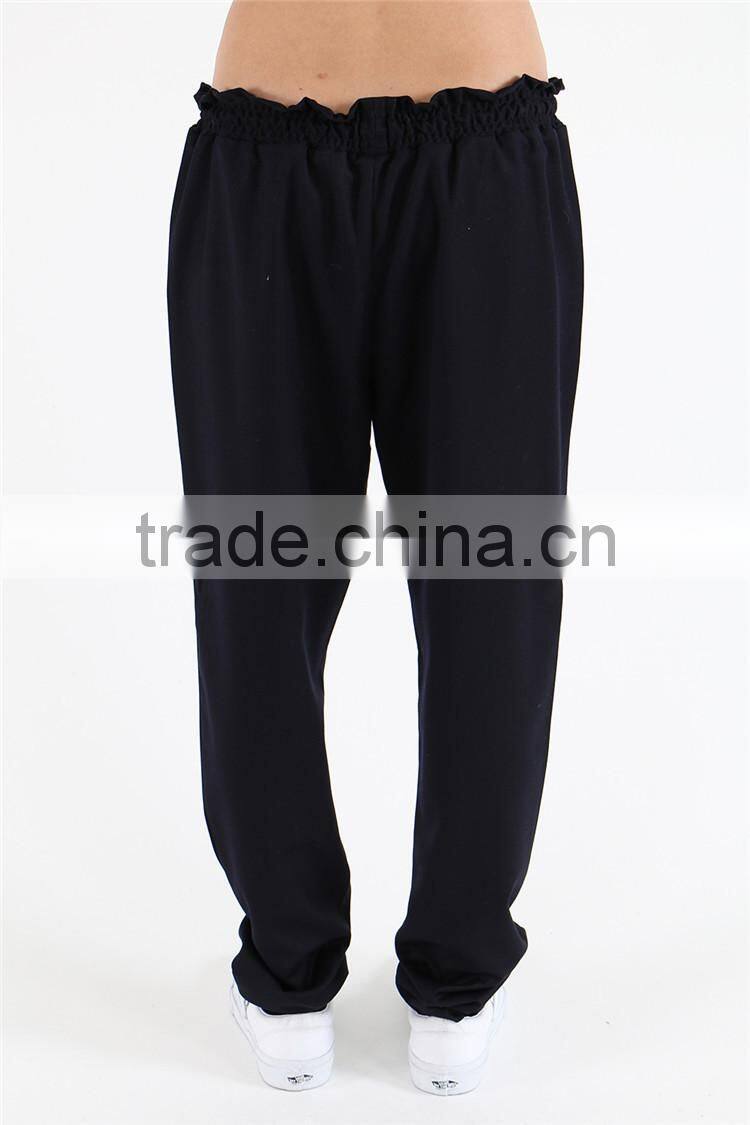 China bulk pants drop crotch relax sweatpants ladies trousers designs