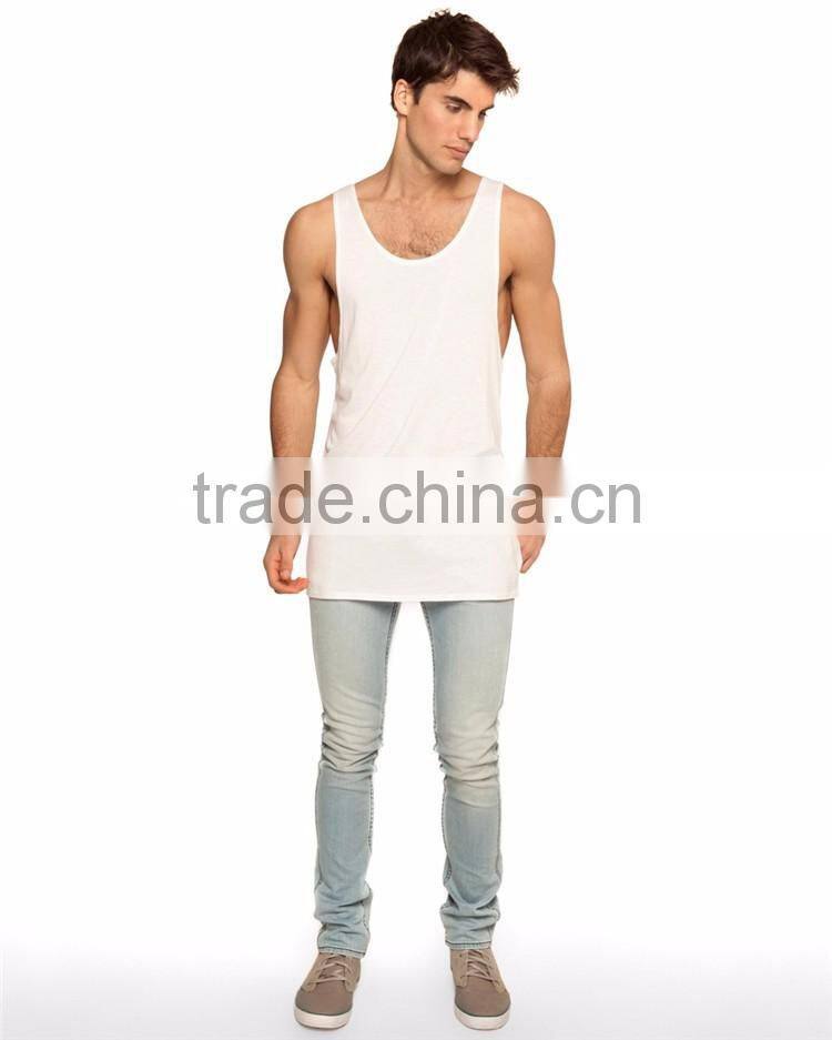 Low cut sexy men tank top