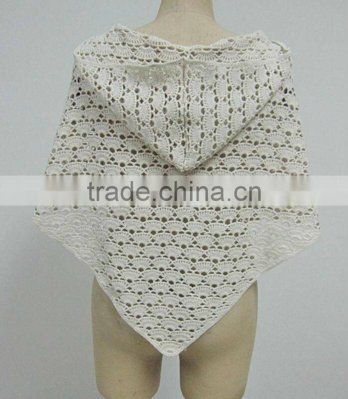 Shawl , Hooded cape