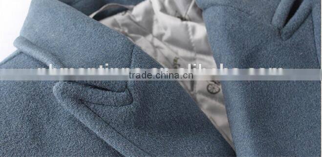 Top Fashion 2015 Luxurious Wool Men Coat Latest Coat Designs