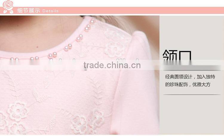 2015 latest design children long sleeve wedding clothing newborn baby fancy dress