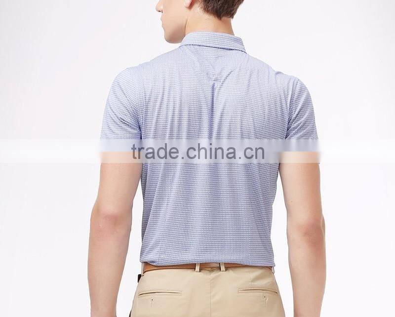 Mens fashion plaid casual shirts short sleeve OEM custom shirt cloth man