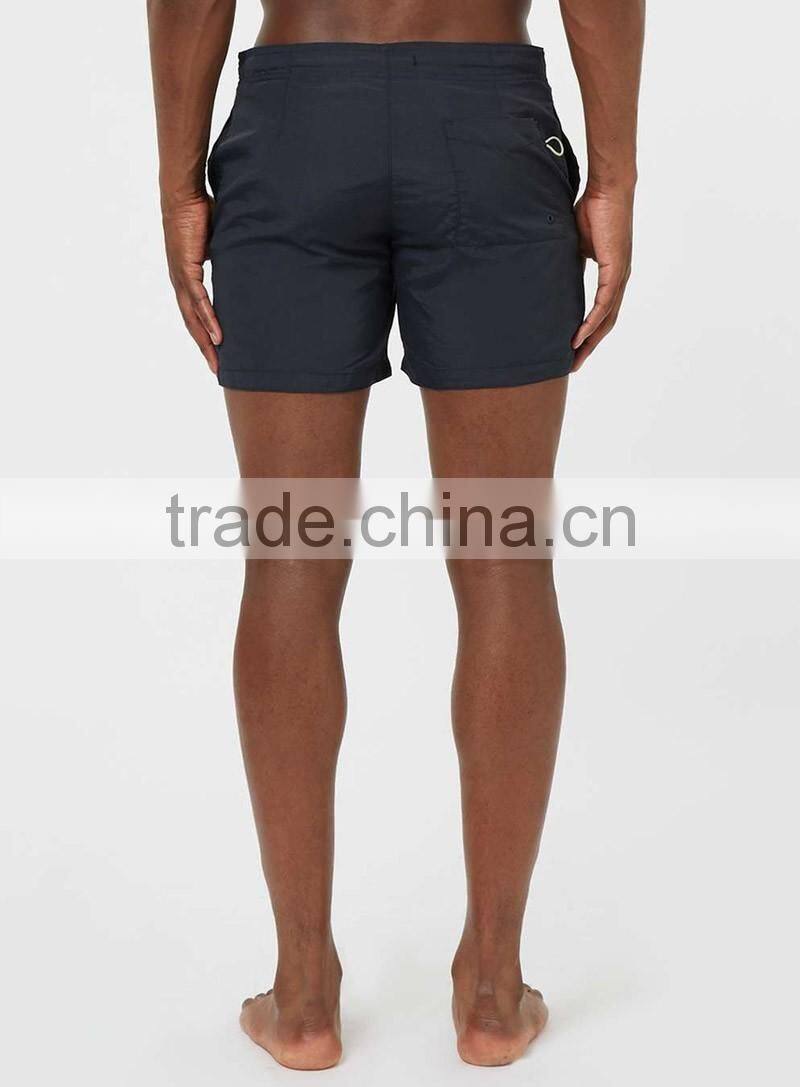 Wholesale navy blue mens swim shorts summer breathable cool short custom
