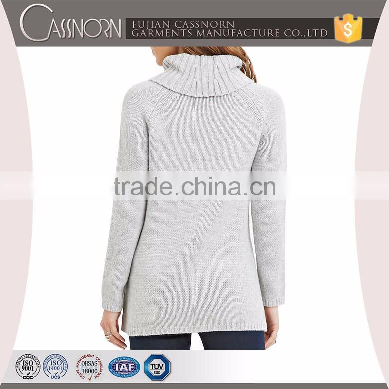 ladies long sleeve turtleneck sweater
