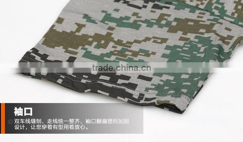 Fashion 2016 Man Casual Camouflage T-shirt Men Cotton Army Tactical Combat T Shirt Military Sport Camo Camp Mens T Shirts