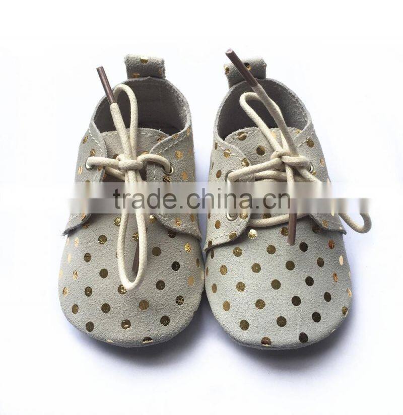 cow suede wholesale moccasins baby shoes