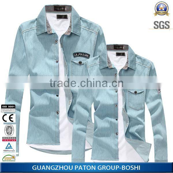 Denim Winter Casual Long Sleeve Jacket Mens Denim jacket