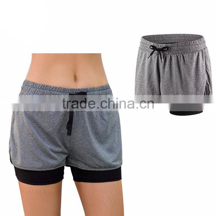 Last Design Athletic Wear Cheap Exercise Clothes Run Short Gym Women