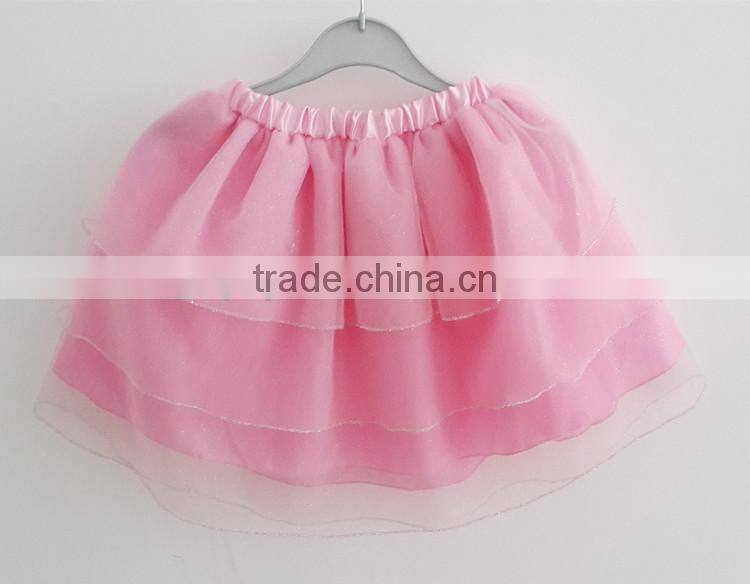 wholesale sales pink color tutu skirt for kids