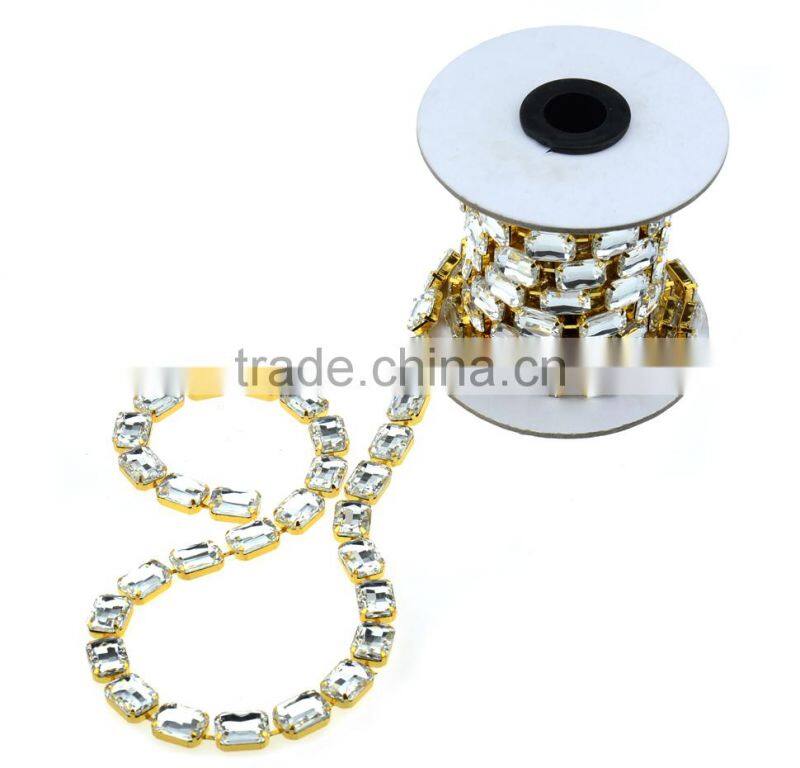 Pearls Crystal Cup Chain Beads Chains Accessories