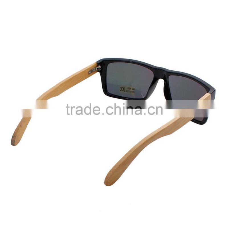 China Golden Natural PC & Bamboo Sunglasses 2017 Women