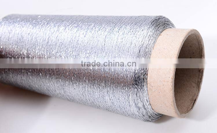 Silver lurex yarn