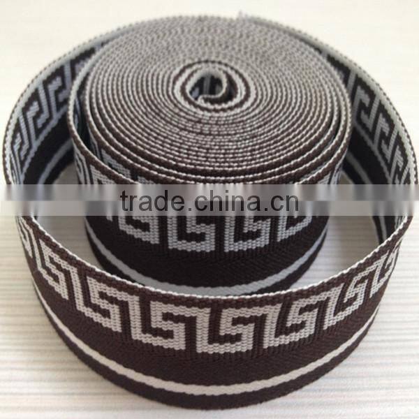 100% polyester jacquard tape with customized brand name