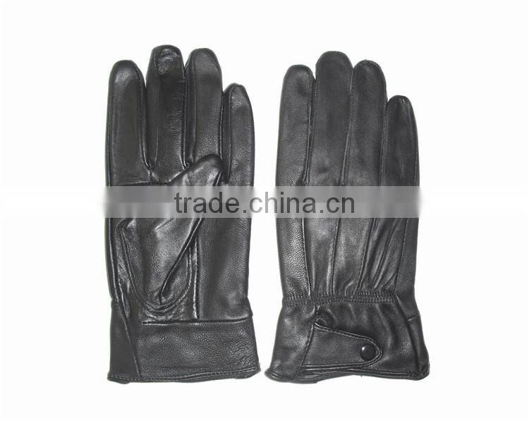 New Fashion promotional high quality mens leather winter gloves