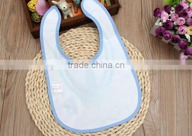 super soft and absorbent cotton terry fabric baby saliva towel bib
