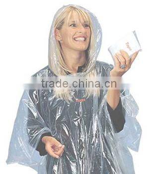 Disposable pe raincoat